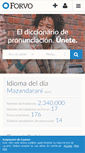Mobile Screenshot of es.forvo.com