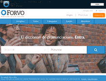 Tablet Screenshot of ca.forvo.com