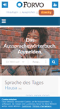 Mobile Screenshot of de.forvo.com